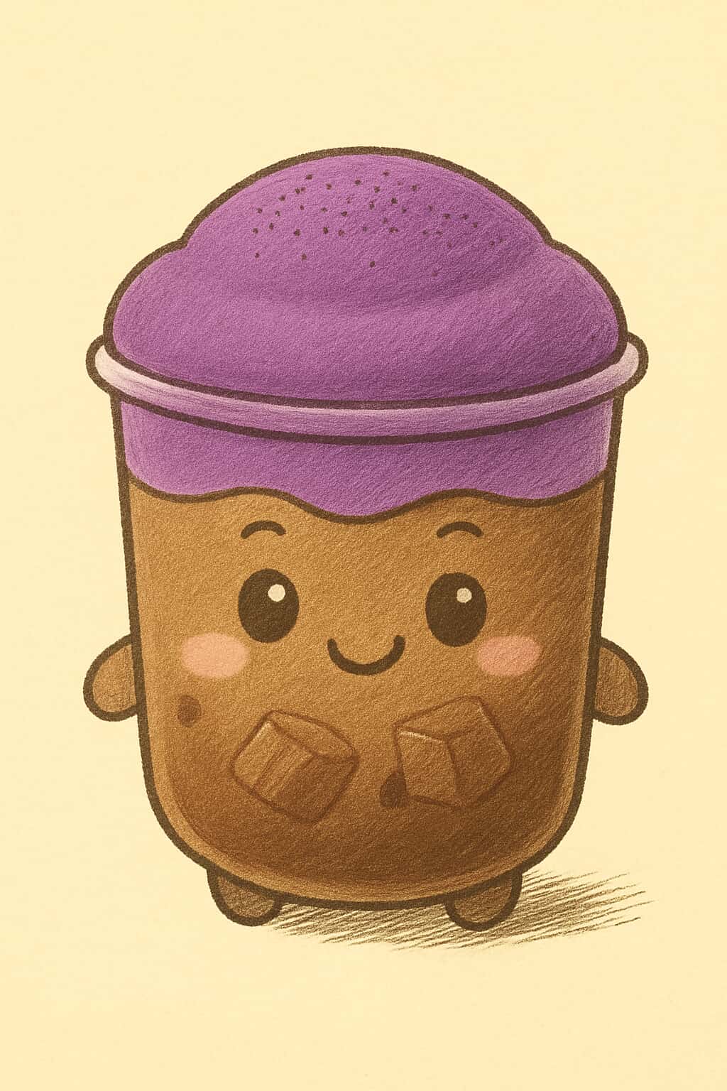 Ube Foam Coffee